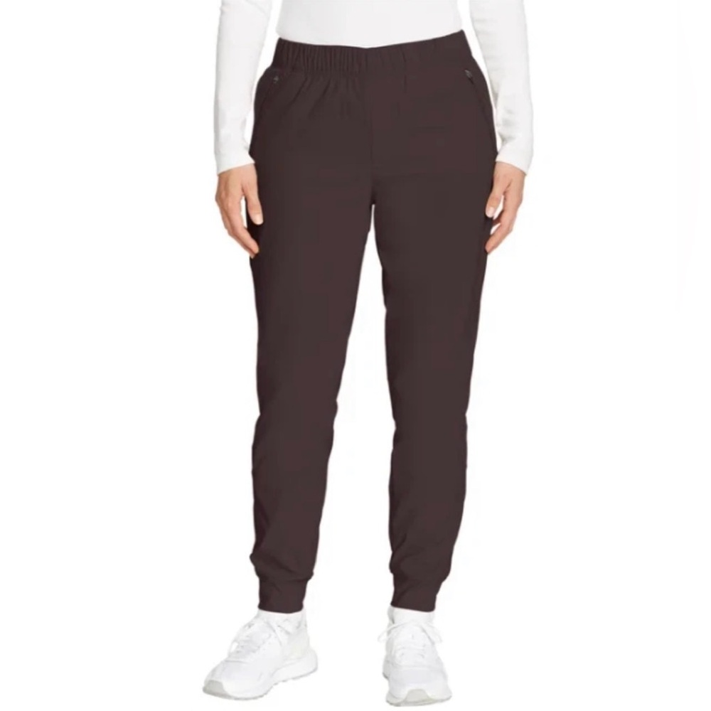 Eddie Bauer Fleece-Lined Women’s Pants — Brown